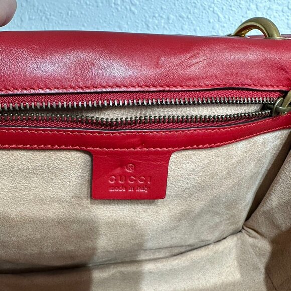 Gucci Tri-Color Leather Queen Bees Shoulder Bag Crossbody - Picture 9 of 9